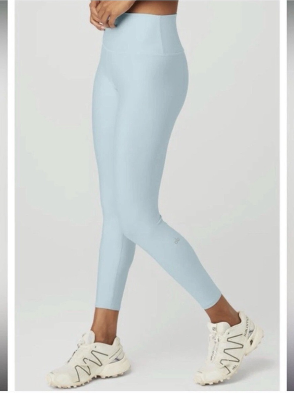 ALO Yoga 7/8 High-Waist Light Blue Airlift Leggings XS - Picture 4 of 5